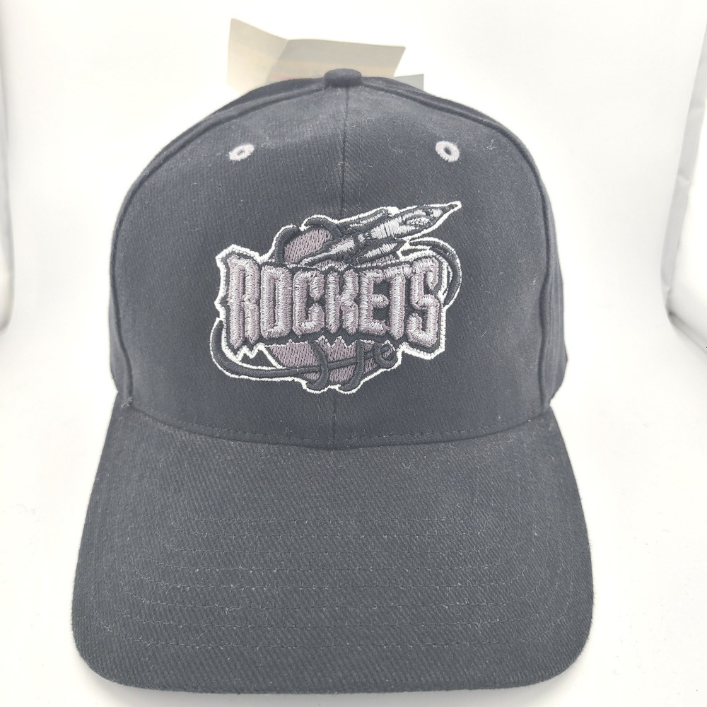 Houston Rockets Twins Enterprise Vintage 90s Strapback Hat Basketball Sportswear